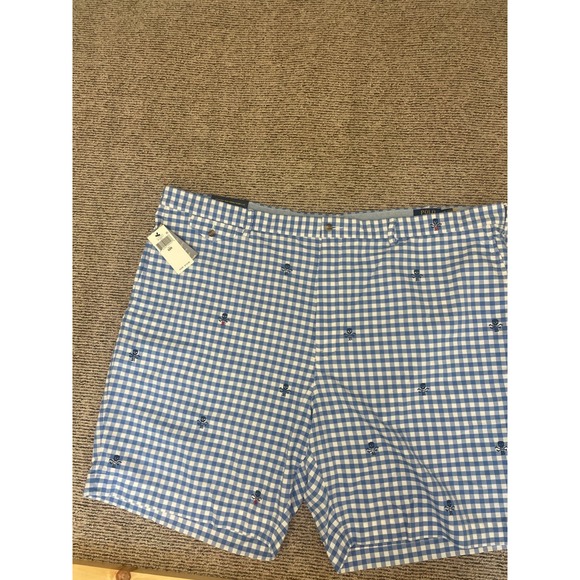 Polo Ralph Lauren Classic Fit‎ Gingham Plaid Skull Embroidered Size 52B NWT - Picture 10 of 14